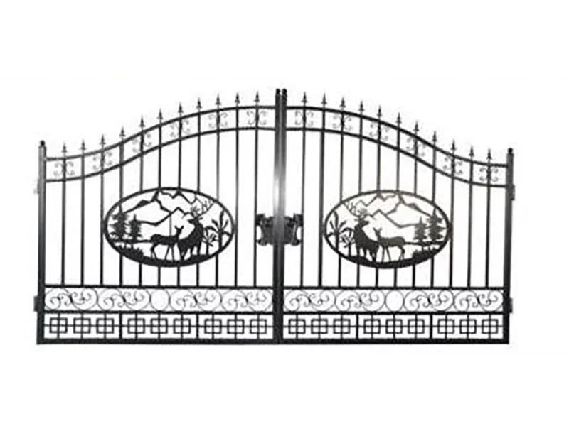 Iron Fence kit ( 150 FT ) with driveway gate - Image 10