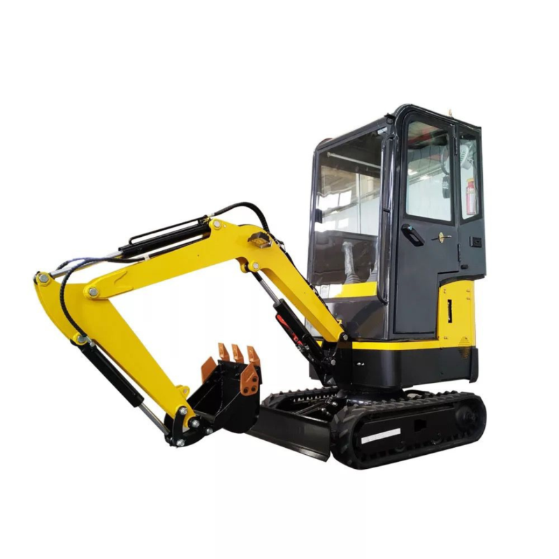 Mini Excavator1.3T with Kubota engine, Swing boom and Cab (EX13KB-C)