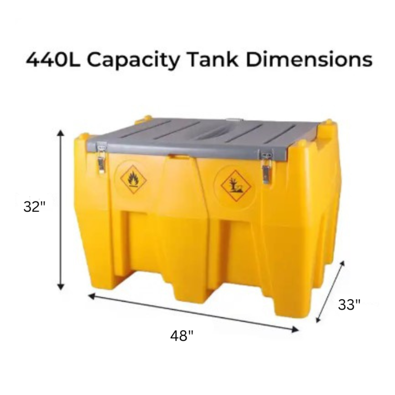 CAEL Portable Fuel Gasoline/Diesel Tank with Automatic Dispensing Nozzle For On-Site - Image 7