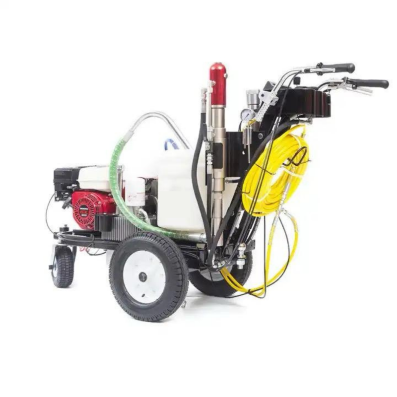 Road Line marking machine hydraulic pump with two guns and Laser function  CAEL-3080 - Image 3