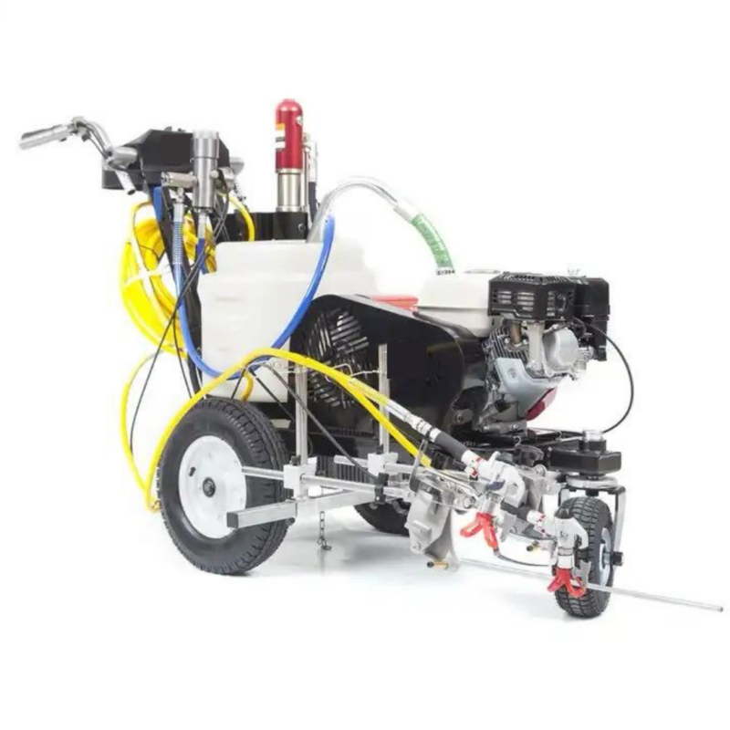 Road Line marking machine hydraulic pump with two guns and Laser function  CAEL-3080
