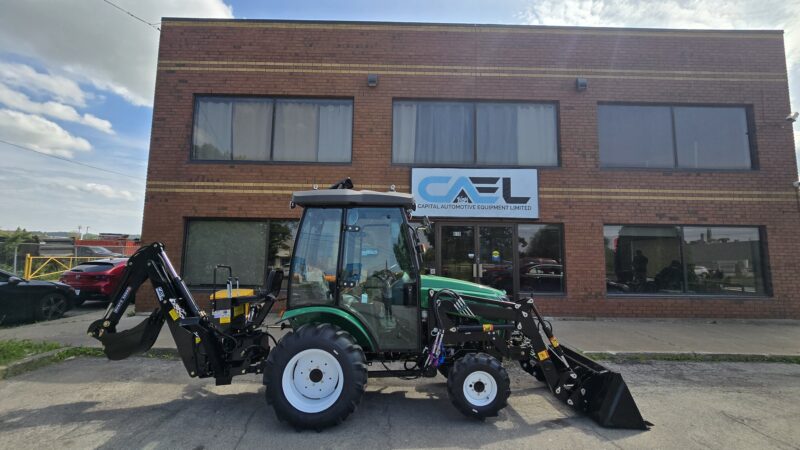 Tractor with Cab, Loader and Backhoe - Image 2