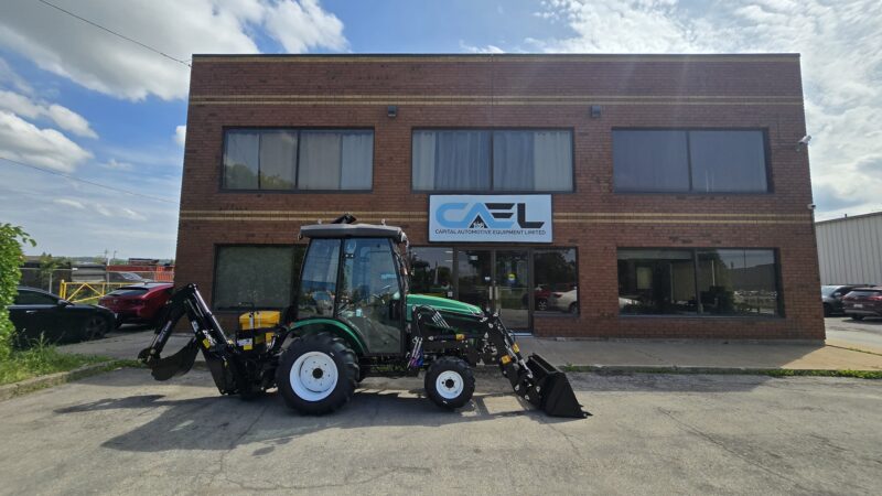 Tractor with Cab, Loader and Backhoe - Image 3