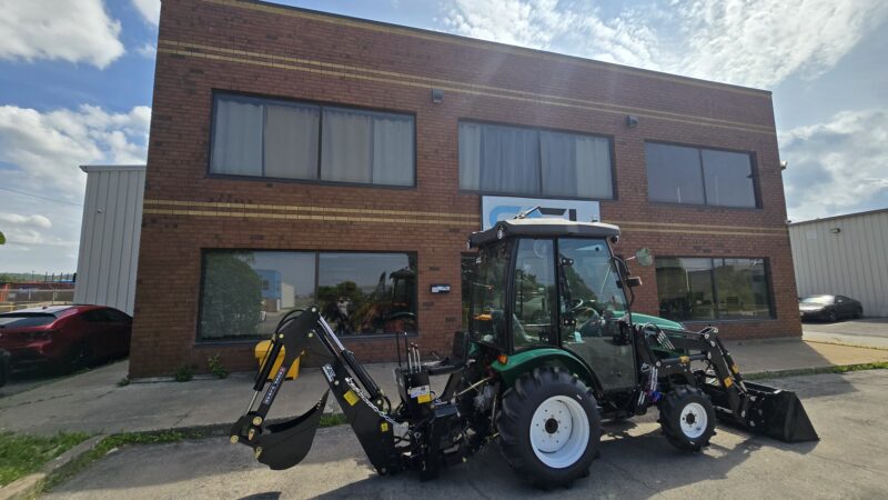 Tractor with Cab, Loader and Backhoe - Image 4