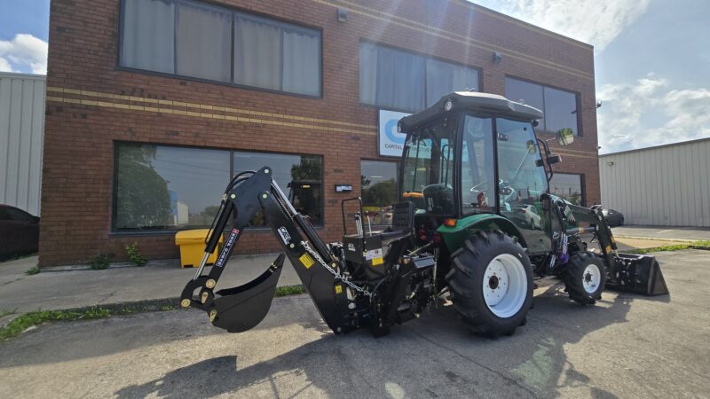 Tractor with Cab, Loader and Backhoe - Image 5