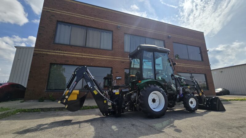 Tractor with Cab, Loader and Backhoe - Image 6