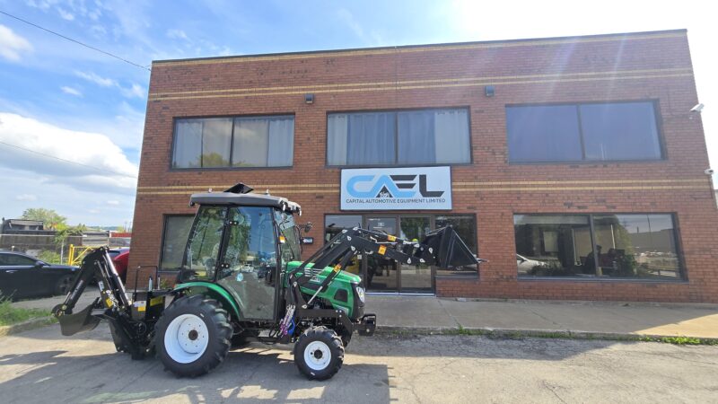 Tractor with Cab, Loader and Backhoe - Image 9