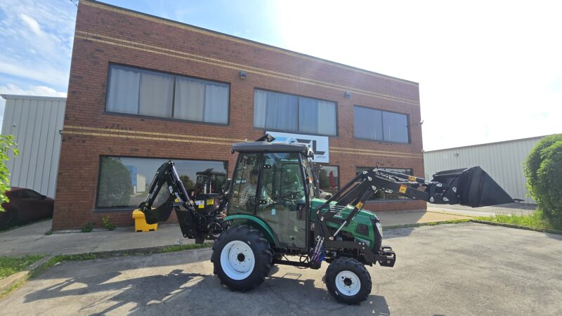 Tractor with Cab, Loader and Backhoe - Image 12