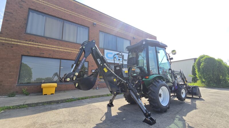 Tractor with Cab, Loader and Backhoe - Image 17