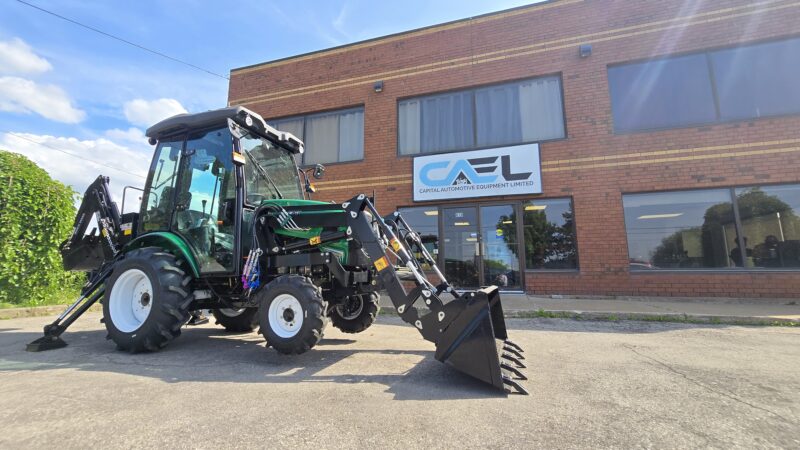 Tractor with Cab, Loader and Backhoe - Image 18