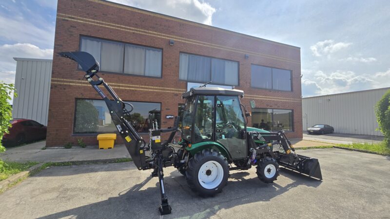 Tractor with Cab, Loader and Backhoe - Image 20