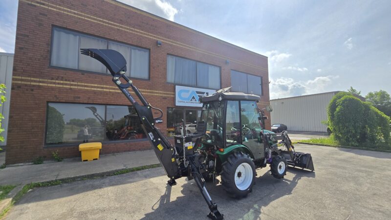 Tractor with Cab, Loader and Backhoe - Image 21