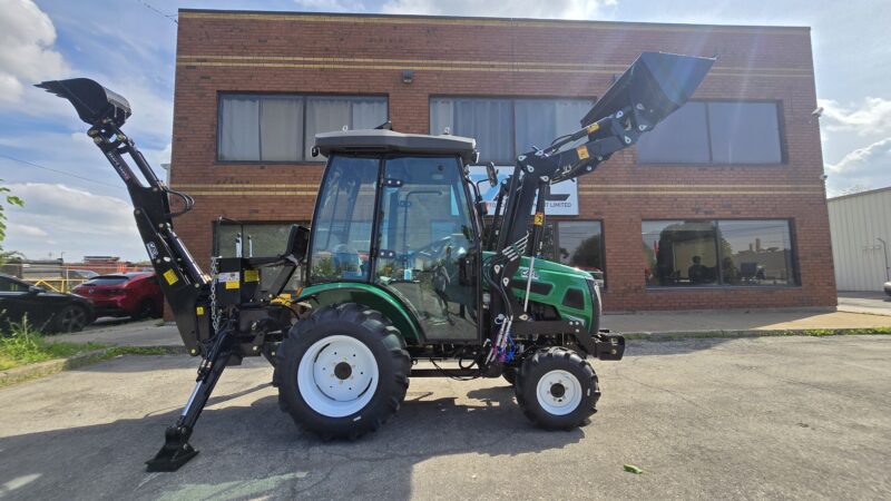 Tractor with Cab, Loader and Backhoe - Image 25