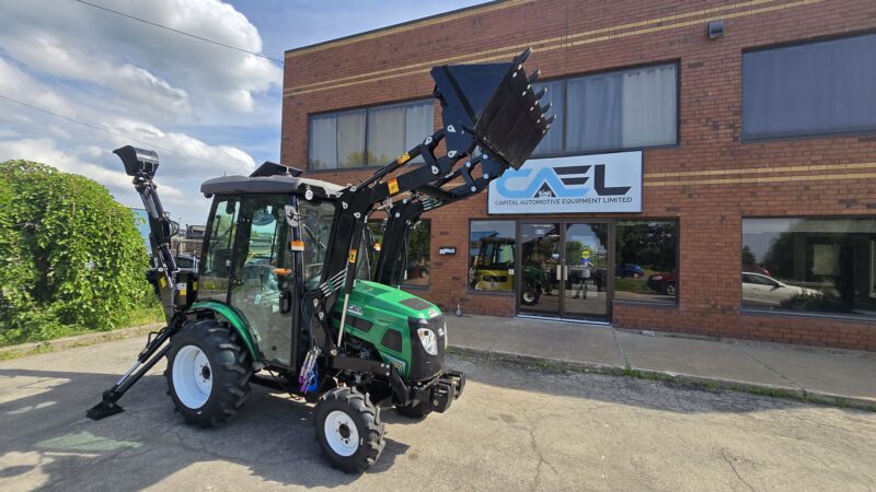 Tractor with Cab, Loader and Backhoe - Image 26