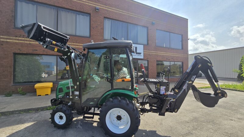 Tractor with Cab, Loader and Backhoe - Image 28